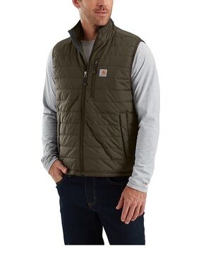 Carhartt Olive Green Quilted Work Vest